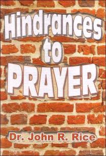 Hindrances to Prayer