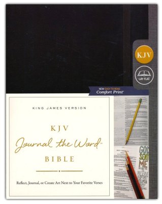 Journal the Word KJV Bible (Black Hardcover)
