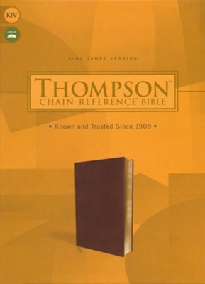 Thompson Chain-Reference KJV Bible (Brown, Soft Leather-Look)