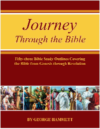 Journey Through the Bible  - 53 Bible Study Outlines Covering the Bible From Genesis Through Revelation (CD/Book)