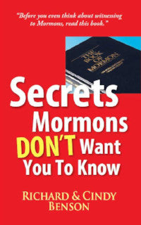 Secrets Mormons DON'T Want You to Know - Book Heaven - Challenge Press from Chick Publications